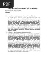 Patrimony and Economy Foreign Investments Act