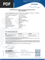 Certificado Afiliacion