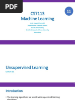 Lecture 11 Unsupervised Learning