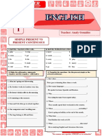 Simple Present VS Present Continuous