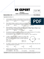 Quiz - 2 - Electric Field - )