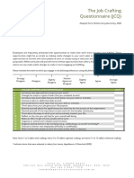 PI Job Crafting Questionnaire