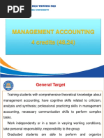 Management Accounting CLC