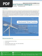 GH 1KW Greef Wind Turbine Catalgoue