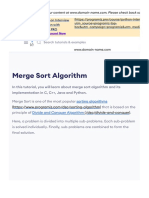 Merge Sort (With Code in Python-C++-Java-C)