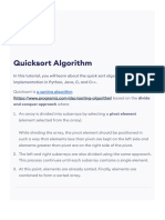 QuickSort (With Code in Python-C++-Java-C)