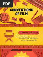 Red and Yellow English Conventions of Film Presentation