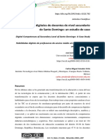 Competencias Digitales de Docentes de Nivel Secundario