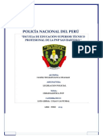 Policía Nacional Del Perú: "Escuela de Educación Superior Técnico Profesional de La PNP San Bartolo "