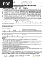 DDA Form For Payment of Tunnel Tolls