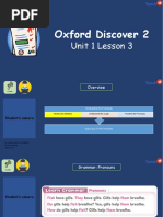 Oxford Discover 2 Unit 1 Lesson 3