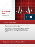 Exercise Tolerance Test