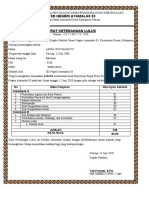 Surat Keterangan Lulus SD