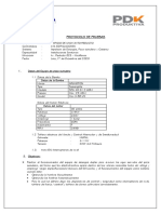 PROTOCOLO DE PRUEBAS IMPULSION DE DESAGUE (Cisterna) - REDUCTO