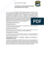 Analisis de Aptitudes y Capacidades de Niños Del Nivel Inicial 2021