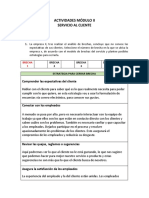 Actividades Módulo II - Servicio Al Cliente Josiana Taveras Mateo