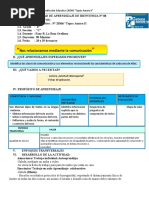 Actividad Auténtica 4° Comunicacion 28 de Marzo