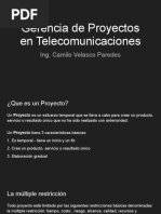 Gerencia de Proyectos en Telecomunicaciones