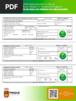 Permiso de Circulación Hasta 31 de Agosto 2022