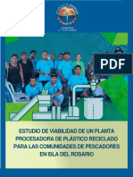 Estudio de Viabilidad de Un Planta Procesadora de Plástico Reciclado para Las Comunidades de Pescadores en Isla Del Rosario