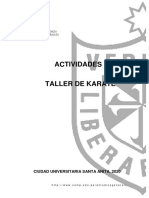 Cuaderno de Trabajo Ii - Karate - 2020-I