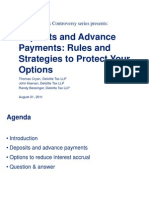 Dbriefs Deposits and Advance Pmts 08312011