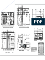 Planta Arquitectonica Baja 55.91 M2 Planta Arquitectonica Alta 17.55 M2