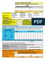 Safety Policy Confined Space Permit Form - tcm36 227473