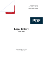 Legal History Synthèse Finale - Cours Complet