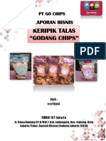 Laporan Bisnis Keripik Talas (Godang Chips)