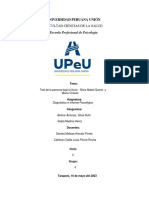 Informe Del Test de Debajo de La Lluvia