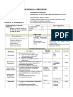 Sesiones de Aprendisaje 1