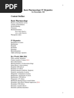 RANASINGHE Basic Pharmacology and IV Hypnotics