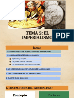 Tema 5 El Imperialismo