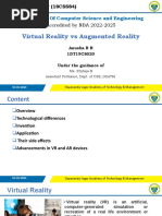 Tech - Seminar - PPT AR/VR