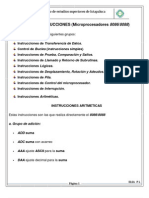 Instrucciones Aritméticas para 8086/8088