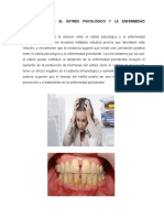 Relación Entre El Estrés Psicológico y La Enfermedad Periodontal