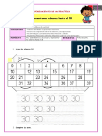 Reforzamiento Mat Representamos Numeros Hasta El 30