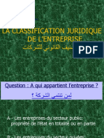 Classification Juridique Des Entreprises