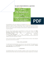 Citas Motivadoras para Emprendedores y Gerentes