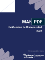 Borrador Manual Calificación de Discapacidad Validación Externa ABRIL 2023