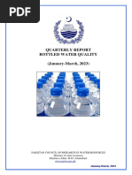 Bottled Water Report Jan March 2023