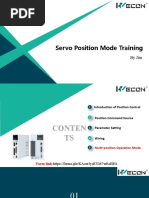 Servo Position Mode Training