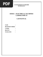 EE6512-Electrical Machines Laboratory - II-1000431998-EM II Lab Manual 2018