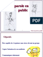 Prise de Parole en Publique