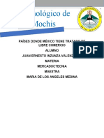 Países Donde México Tiene Tratado de Libre Comercio