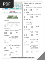 Tema 1 Teoría de Exponentes