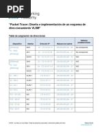 11.10.1 Packet Tracer Design and Implement A VLSM Addressing Scheme - Es XL