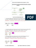 Ejercicios Propuestas de Calculo de Dosis Macro y Micro Goteo