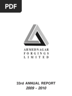 Gar Forgings L Annual Report FY2010